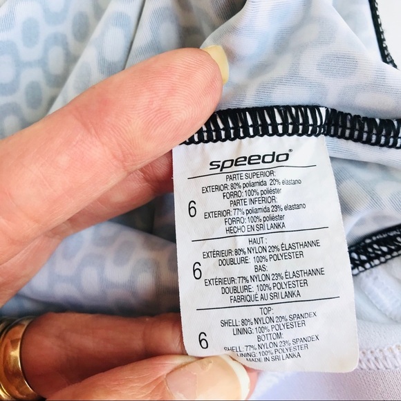 Speedo Swim Tankini Top halter with bra size 6 EUC - Picture 6 of 6